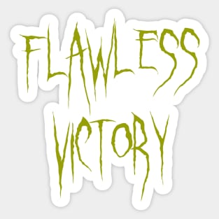 Flawless Victory Mortal Kombat Sticker